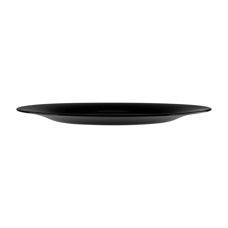 CLASSIC BLACK Talerz obiadowy płytki 25,4cm czarny